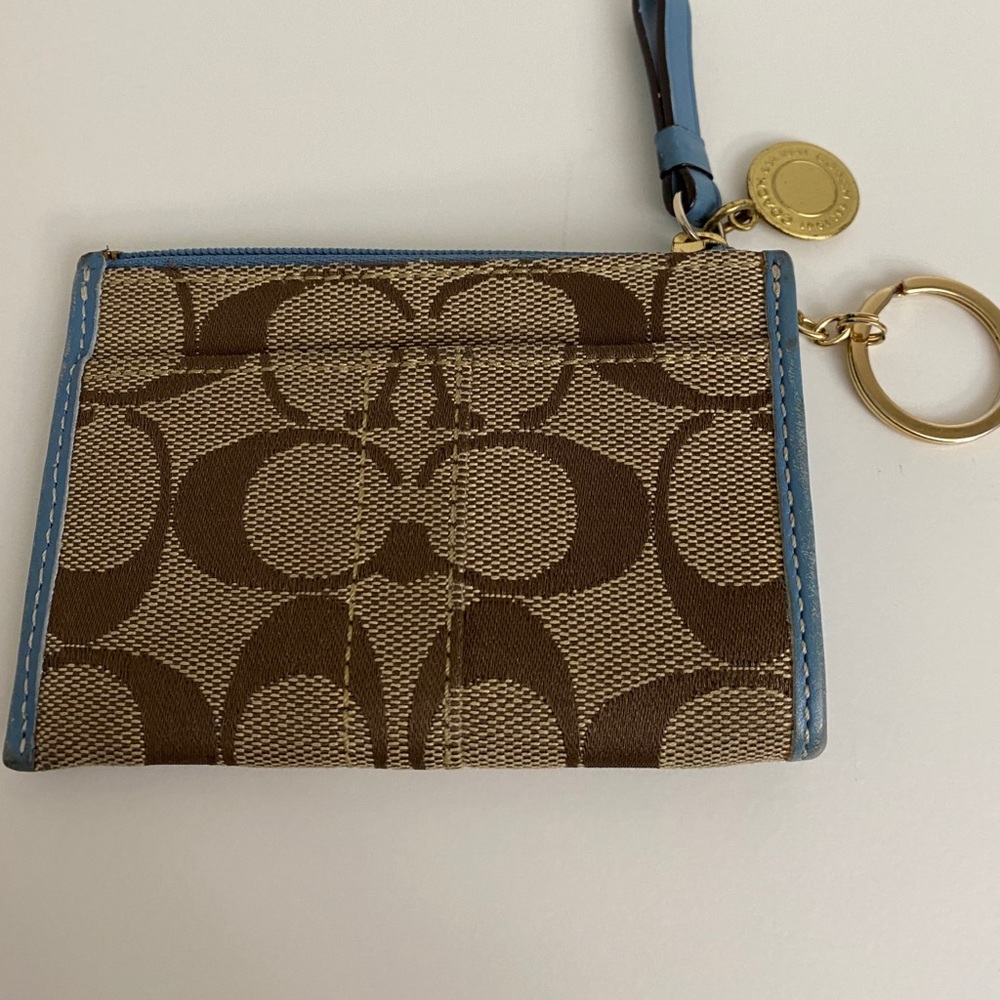 Authentic Coach Key Chain Wallet